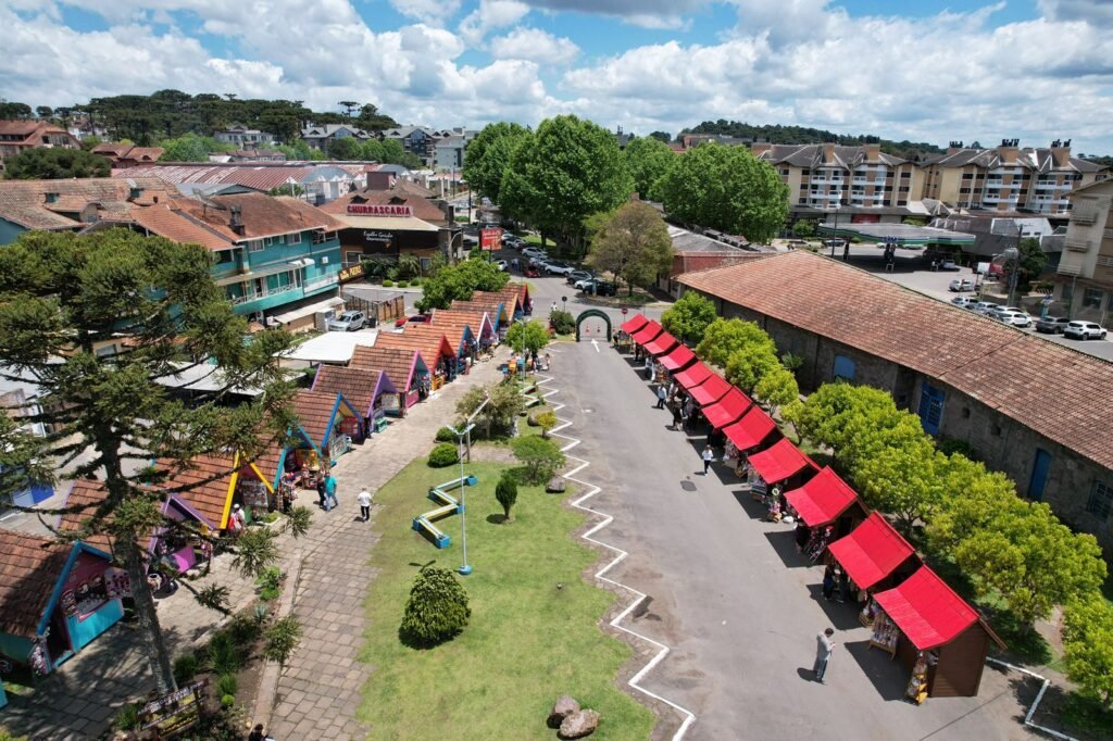 Imagem aérea da Aldeia do Sonho